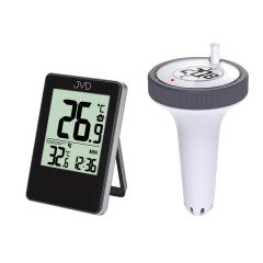 Digitálny bezdrôtový bazénový teplomer JVD T3351.2